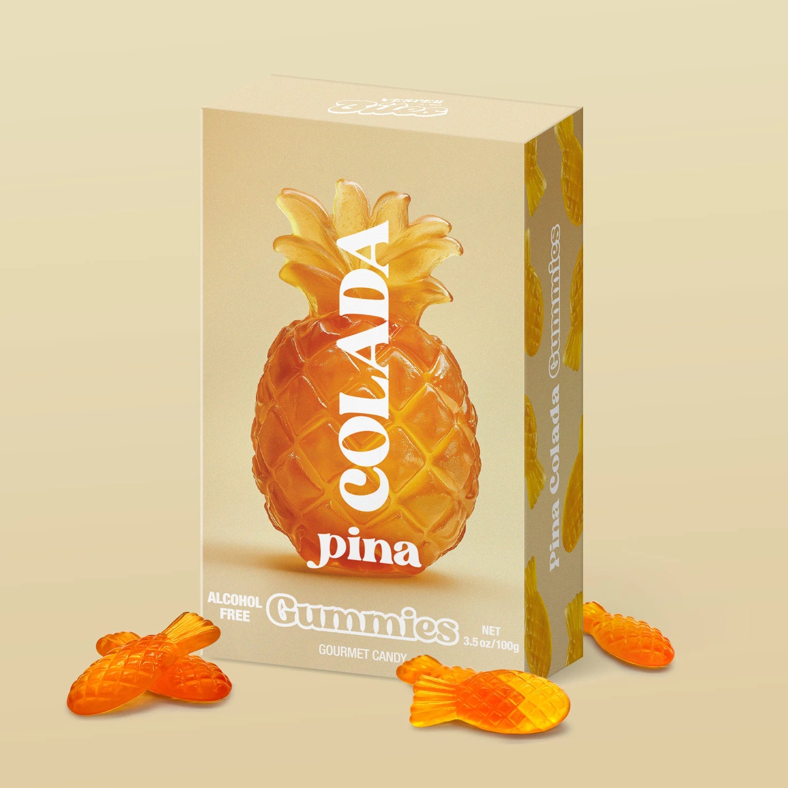 Pina Colada Gummies | Tropical Cocktail Candy – Vesper Bites