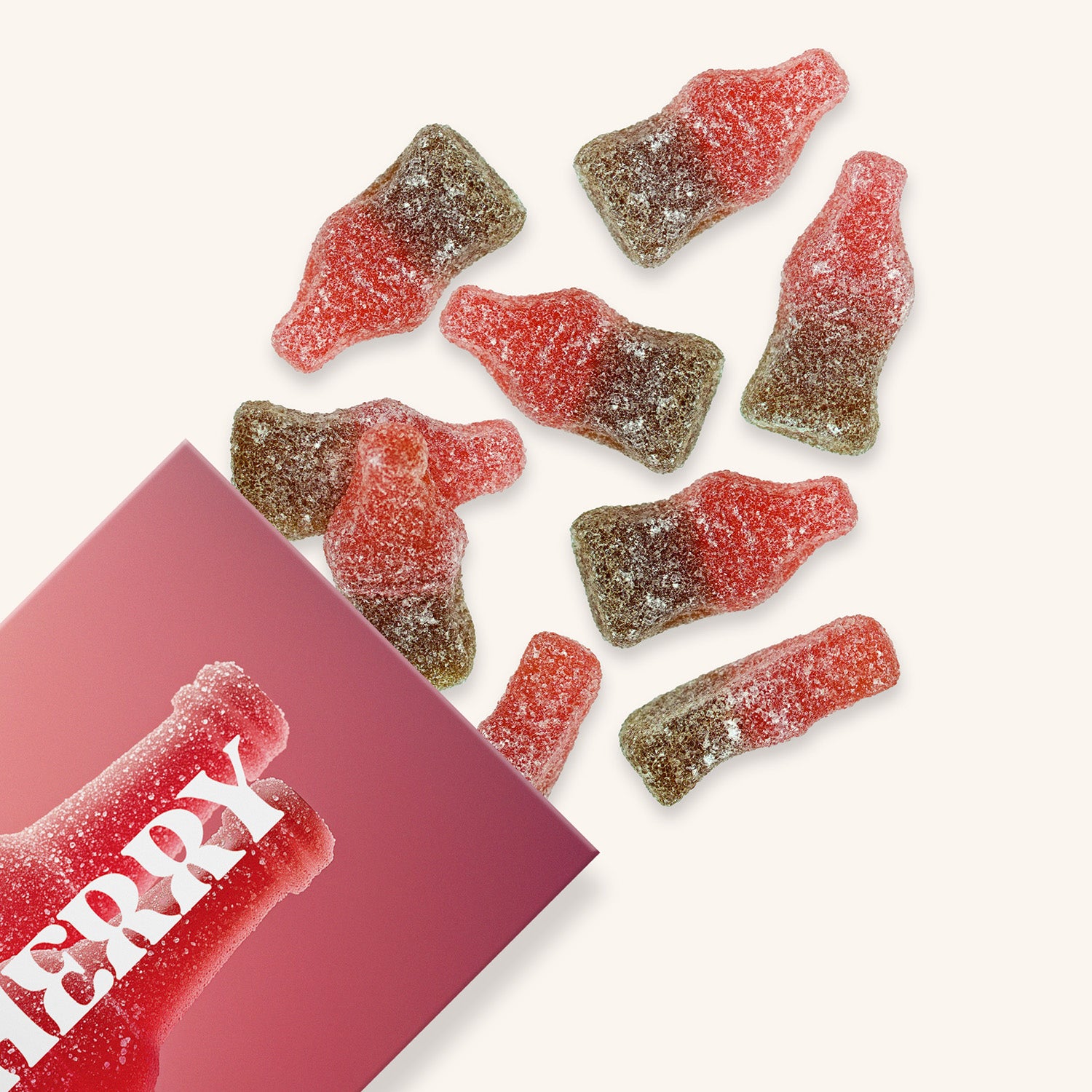 cherry fizz gourmet gummies alcohol free