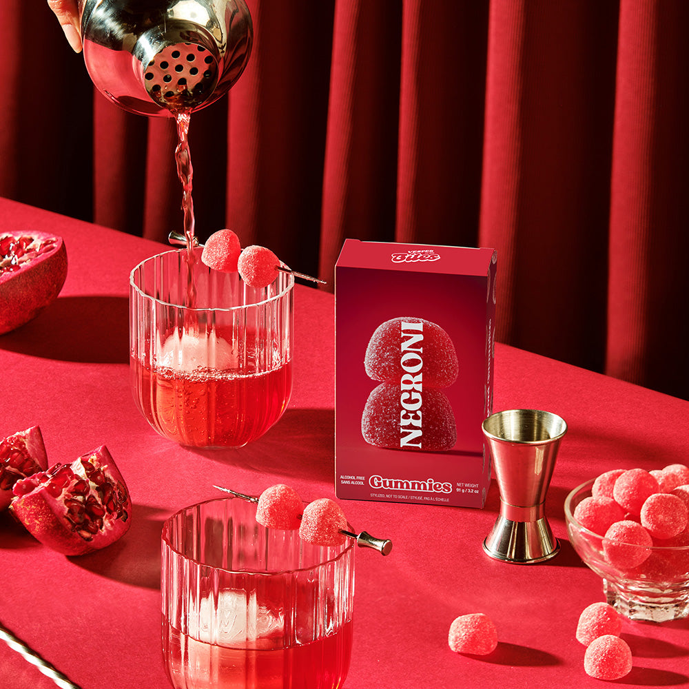 Negroni | Cocktail Gummy Gourmet Alcohol Free Candy – Vesper Bites