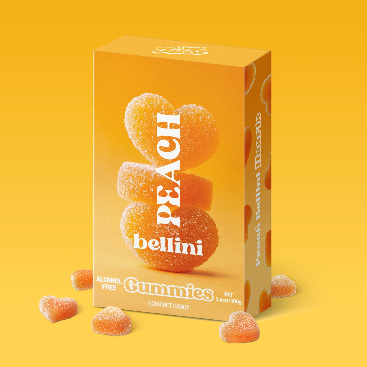 Peach Bellini | Cocktail Gummy Gourmet Alcohol Free Candy – Vesper